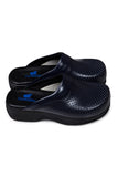 TERLIK SABO ST045 Leather Clogs for Women - Navy Blue
