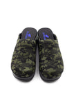 TERLIK SABO ST-201 Leather Clogs for Women - Green Camouflage