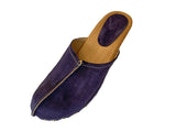 Solema ASTELLA Suede Leather Clogs for Women  - Navy Blue