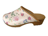 Solema BRANCA Leather Clogs for Women  - Flower