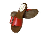 Solema CARLY Leather Clogs for Women  - Red