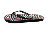 Solema Slip-on Beach Pool Fashion Flip Flops for Women - Abstract Flowers