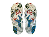 Solema Slip-on Beach Pool Fashion Flip Flops for Women - Leaves