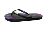 Solema Slip-on Beach Pool Fashion Flip Flops for Women - Purple Grey