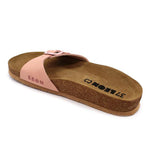 LEON 4021 Leather Sandal Clogs for Women - Rose