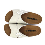 LEON 4053 Leather Sandal Clogs for Women - Led