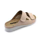 LEON 5010 Leather Clogs for Women - Salmon