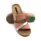 LEON 909 Leather Sandal Clogs for Women - Rose