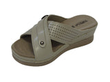 Dr Punto Rosso 1404 Sandal Clogs for Women - Beige