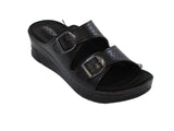 Dr Punto Rosso 1407 Sandal Clogs for Women - Black
