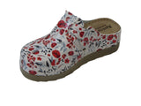 Dr Punto Rosso Z1234 Sandal Clogs for Women - Flower