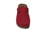 Dr Punto Rosso Z1235 Sandal Clogs for Women - Red