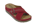 Dr Punto Rosso Z2346 Sandal Clogs for Women - Red