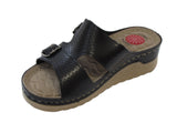 Dr Punto Rosso Z302 Sandal Clogs for Women - Black