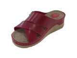 Dr Punto Rosso Z313 Sandal Clogs for Women - Red
