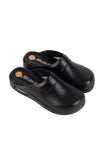 TERLIK SABO ST-1125 Air Ultra Light Leather Clogs for Women - Black