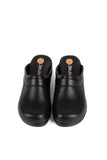 TERLIK SABO ST-1125 Air Ultra Light Leather Clogs for Women - Black