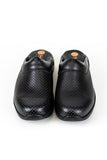 TERLIK SABO ST-504 Leather Clogs for Men - Black-WH