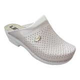 LEDI Anatomic 500 Leather Slip-on Womens Comfort Mule Clogs Slippers Shoes - Pink
