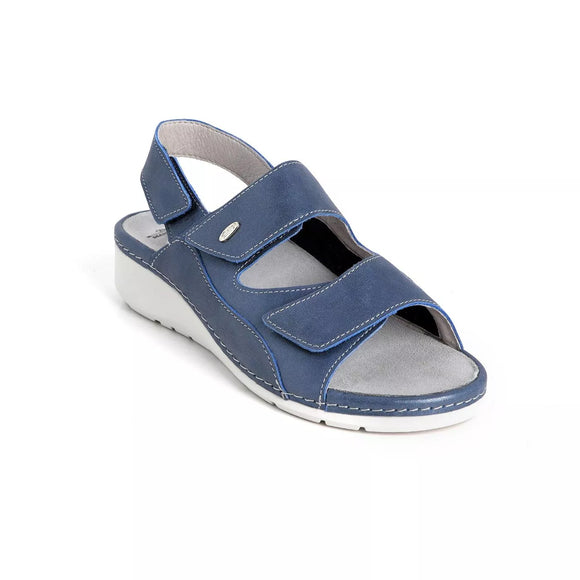 BATZ TILDA Leather Sandal Clogs for Women - Blue