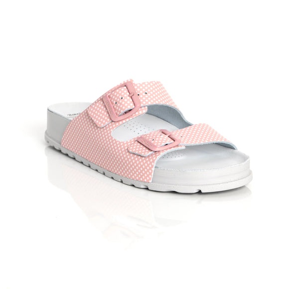 BATZ ZAMIRA Leather Sandal Clogs for Women - Pink