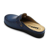 LEON 5000 Leather Clogs for Women - Blue
