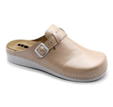 LEON 5000 Leather Clogs for Women - Salmon