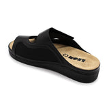 LEON 5010 Leather Clogs for Women - Black