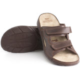 Batz MIKE Leather Sandal Clogs for Men - brown