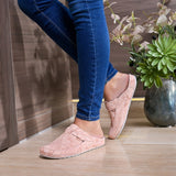 Batz NLK Leather Sandal Clogs for Women - pink camouflage